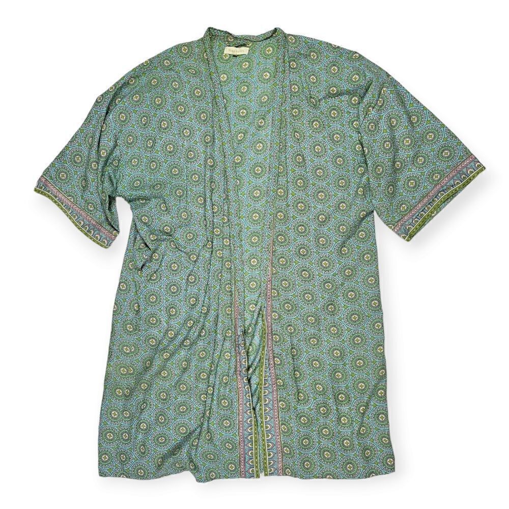 World Market Blue Colorful Long‎ Cardigan Women's Size Free Size